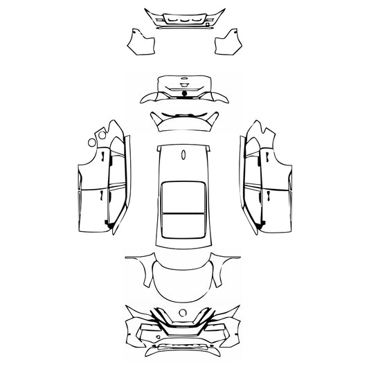 Pre-Cut PPF Nissan Rogue SV 2022 - PPF-Kits