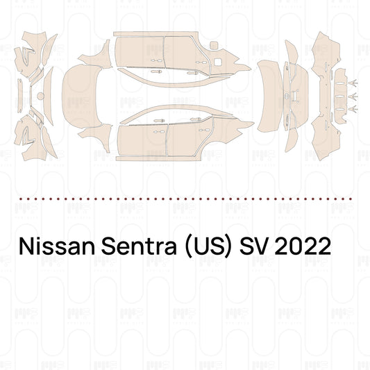 PPF prédécoupé Nissan Sentra (US) SV 2022