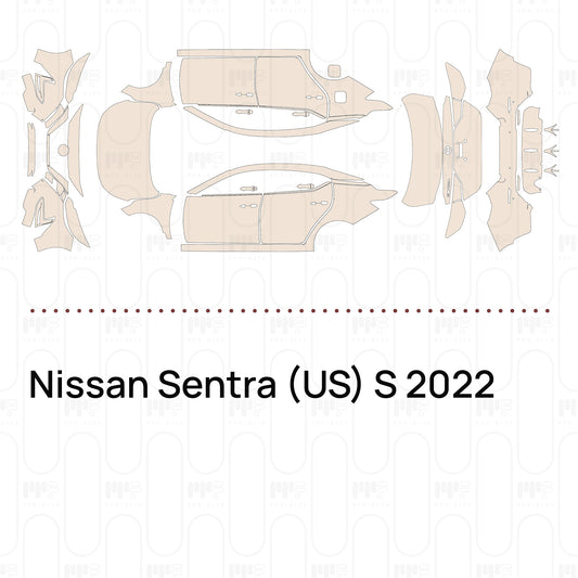 PPF prédécoupé Nissan Sentra (US) S 2022