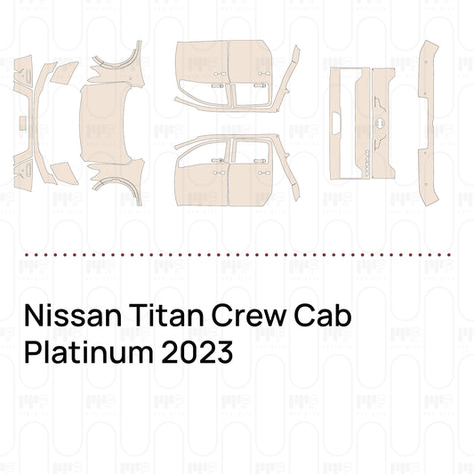 PPF prédécoupé Nissan Titan Crew Cab Platinum 2023