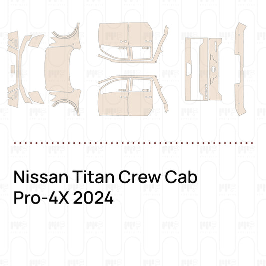 PPF prédécoupé Nissan Titan Crew Cab Pro-4X 2024