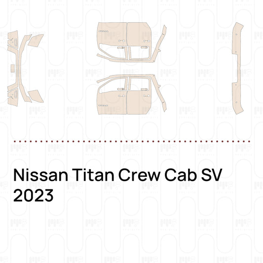 PPF prédécoupé Nissan Titan Crew Cab SV 2023