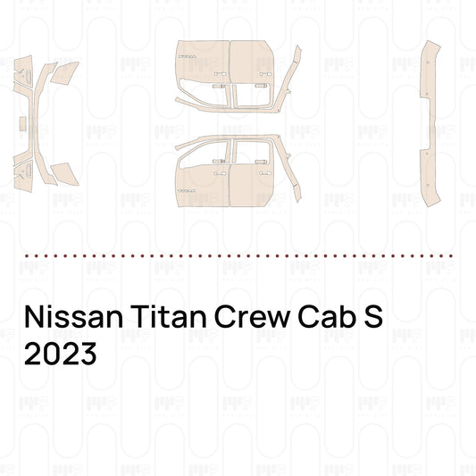 PPF prédécoupé Nissan Titan Crew Cab S 2023