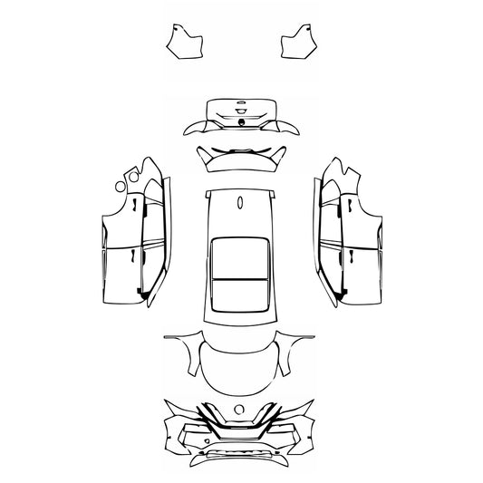 Pre-Cut PPF Nissan X-Trail 2022 - PPF-Kits