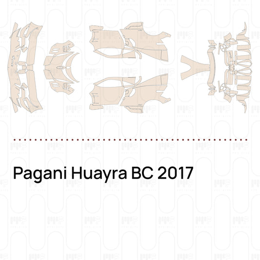 Pagani Huayra BC 2017 – Film de protection PPF prédécoupé