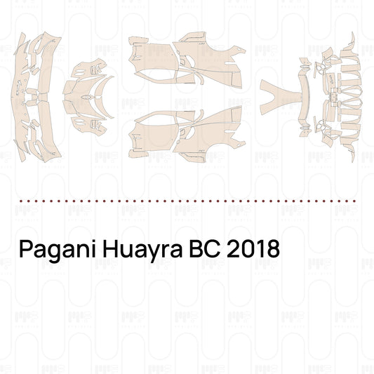 Pagani Huayra BC 2018 – Film de protection PPF prédécoupé