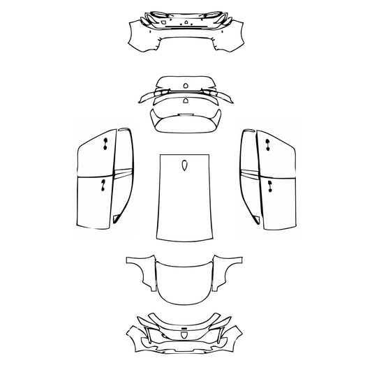 Pre-Cut PPF Peugeot 308 (EU) Active 2023 - PPF-Kits
