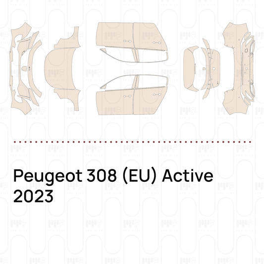 PPF prédécoupé Peugeot 308 (EU) Active 2023