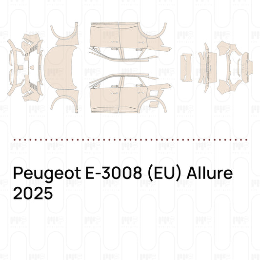 PPF prédécoupé Peugeot E-3008 (EU) Allure 2025