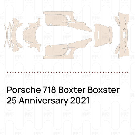 PPF prédécoupé Porsche 718 Boxter Boxster 25 Anniversary 2021