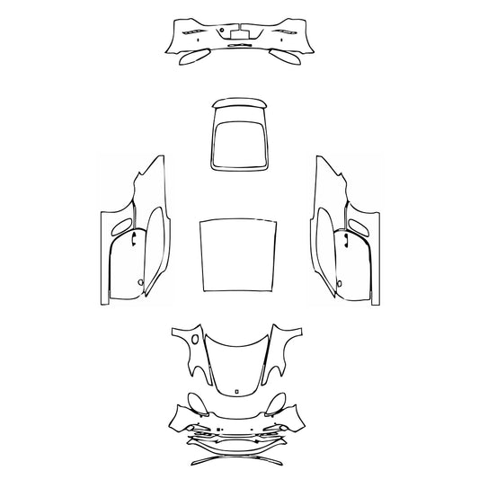 Pre-Cut PPF Porsche 718 Cayman Cayman GTS 2025 - PPF-Kits