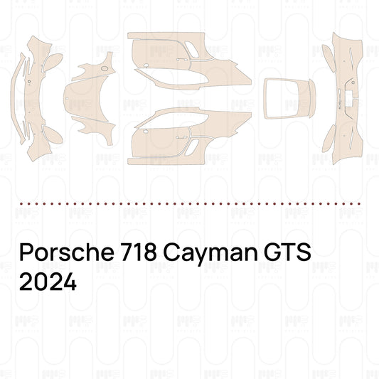 PPF prédécoupé Porsche 718 Cayman GTS 2024