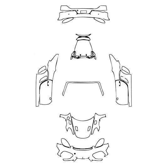 Pre-Cut PPF Porsche 718 Spyder RS 2025 - PPF-Kits