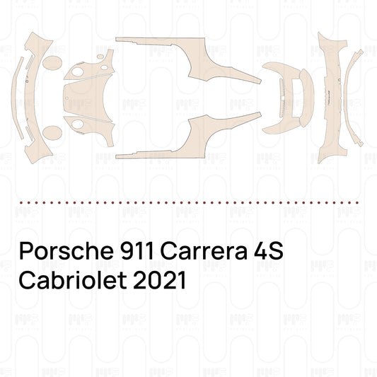 PPF prédécoupé Porsche 911 Carrera 4S Cabriolet 2021