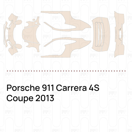 PPF prédécoupé Porsche 911 Carrera 4S Coupe 2013