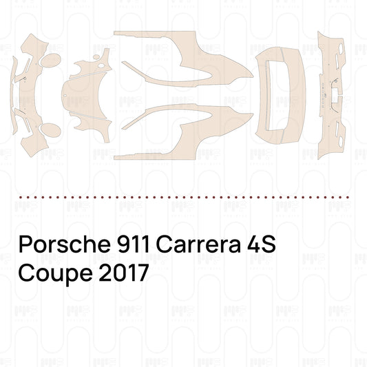 PPF prédécoupé Porsche 911 Carrera 4S Coupe 2017