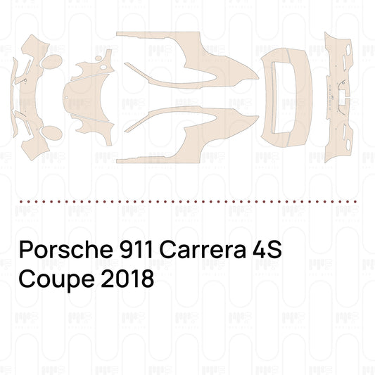 PPF prédécoupé Porsche 911 Carrera 4S Coupe 2018