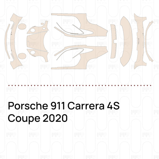 PPF prédécoupé Porsche 911 Carrera 4S Coupe 2020