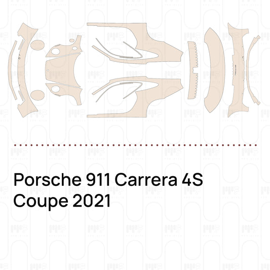 PPF prédécoupé Porsche 911 Carrera 4S Coupe 2021