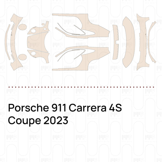 PPF prédécoupé Porsche 911 Carrera 4S Coupe 2023