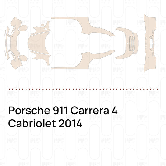 PPF prédécoupé Porsche 911 Carrera 4 Cabriolet 2014