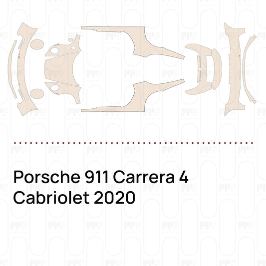 PPF prédécoupé Porsche 911 Carrera 4 Cabriolet 2020