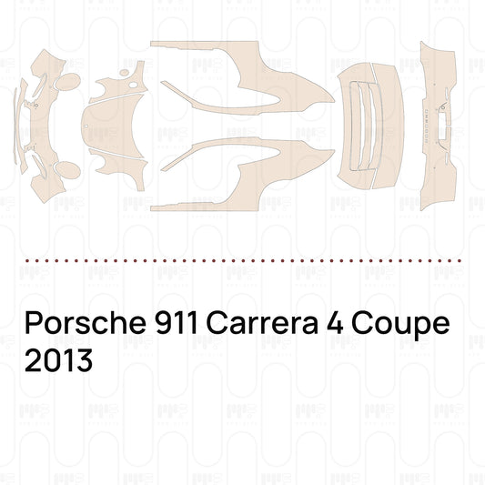 PPF prédécoupé Porsche 911 Carrera 4 Coupe 2013