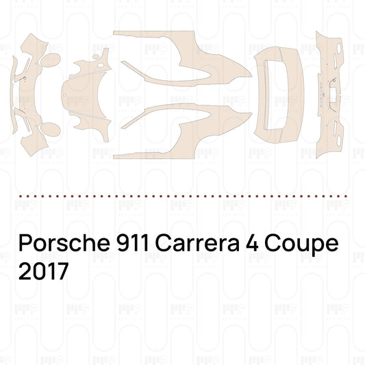 PPF prédécoupé Porsche 911 Carrera 4 Coupe 2017