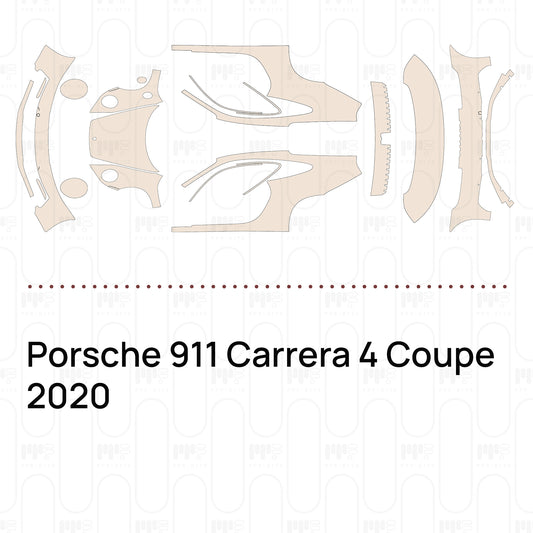 PPF prédécoupé Porsche 911 Carrera 4 Coupe 2020
