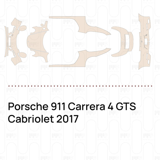 PPF prédécoupé Porsche 911 Carrera 4 GTS Cabriolet 2017