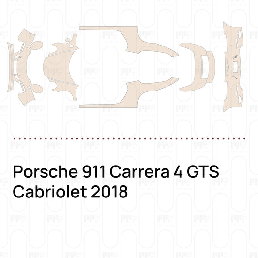 PPF prédécoupé Porsche 911 Carrera 4 GTS Cabriolet 2018