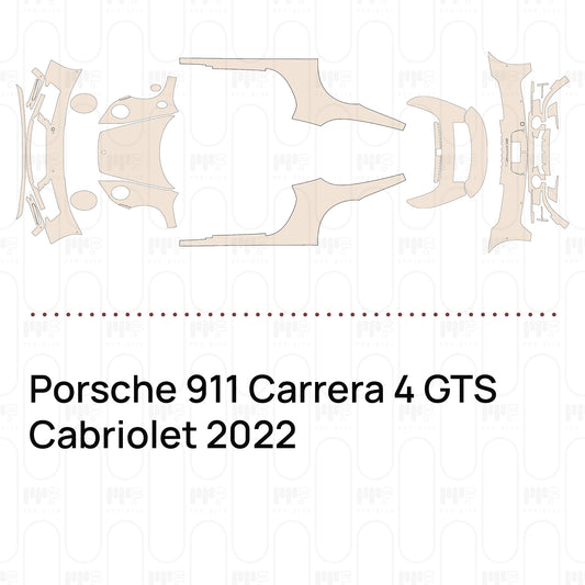 PPF prédécoupé Porsche 911 Carrera 4 GTS Cabriolet 2022