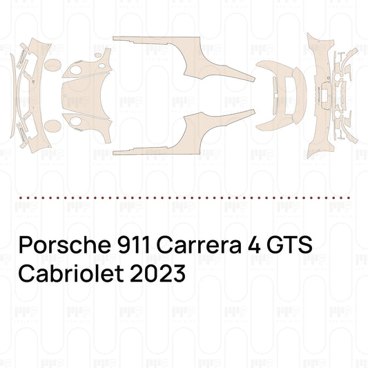 PPF prédécoupé Porsche 911 Carrera 4 GTS Cabriolet 2023