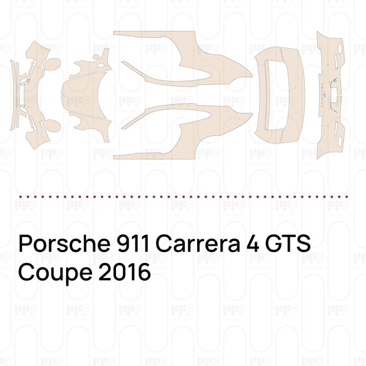 PPF prédécoupé Porsche 911 Carrera 4 GTS Coupe 2016