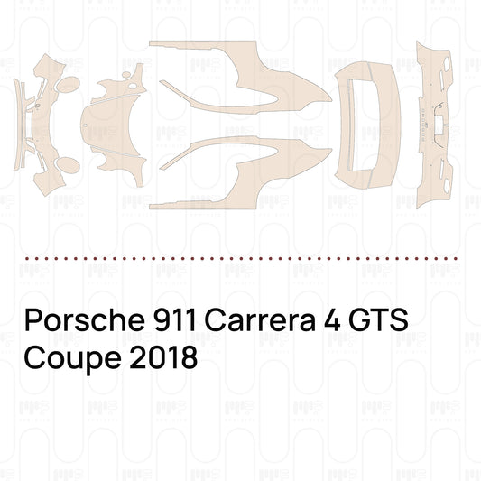 PPF prédécoupé Porsche 911 Carrera 4 GTS Coupe 2018