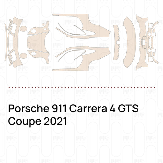 PPF prédécoupé Porsche 911 Carrera 4 GTS Coupe 2021