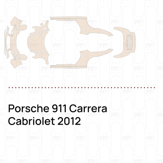 PPF prédécoupé Porsche 911 Carrera Cabriolet 2012