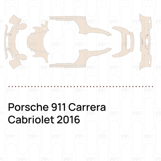 PPF prédécoupé Porsche 911 Carrera Cabriolet 2016
