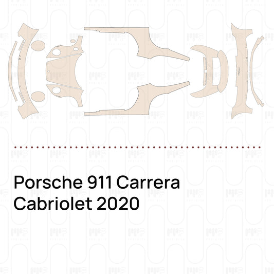 PPF prédécoupé Porsche 911 Carrera Cabriolet 2020