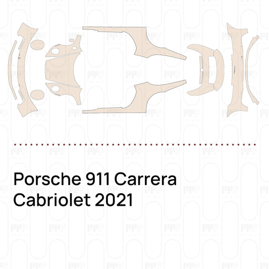 PPF prédécoupé Porsche 911 Carrera Cabriolet 2021