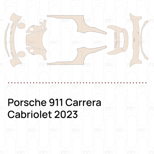 PPF prédécoupé Porsche 911 Carrera Cabriolet 2023