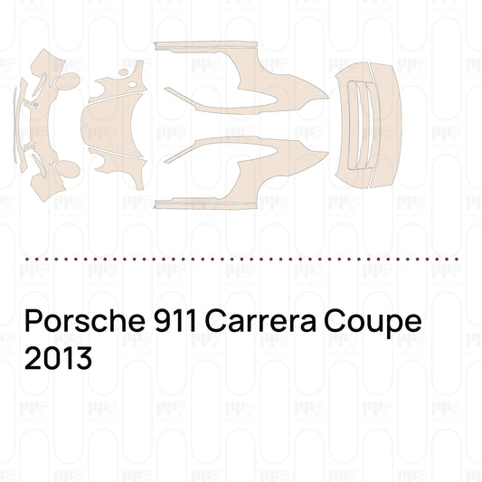 PPF prédécoupé Porsche 911 Carrera Coupe 2013