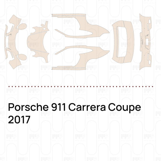 PPF prédécoupé Porsche 911 Carrera Coupe 2017