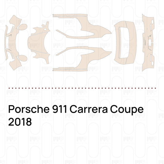 PPF prédécoupé Porsche 911 Carrera Coupe 2018