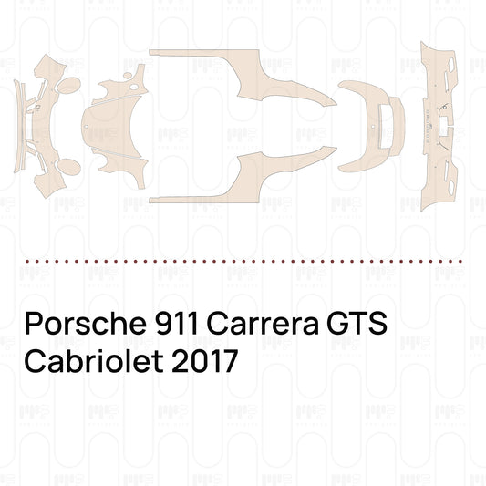 PPF prédécoupé Porsche 911 Carrera GTS Cabriolet 2017