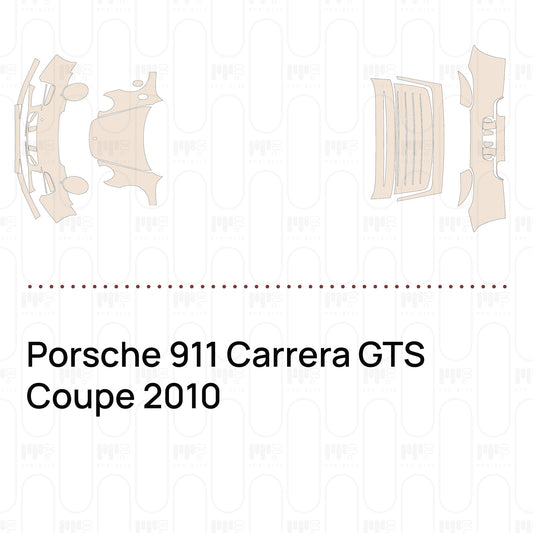 PPF prédécoupé Porsche 911 Carrera GTS Coupe 2010