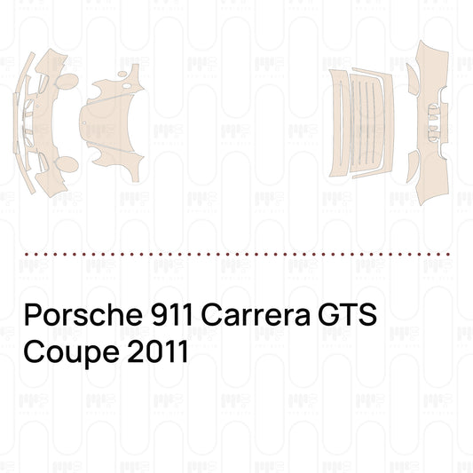 PPF prédécoupé Porsche 911 Carrera GTS Coupe 2011