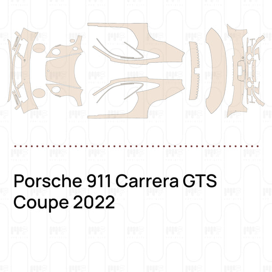 PPF prédécoupé Porsche 911 Carrera GTS Coupe 2022