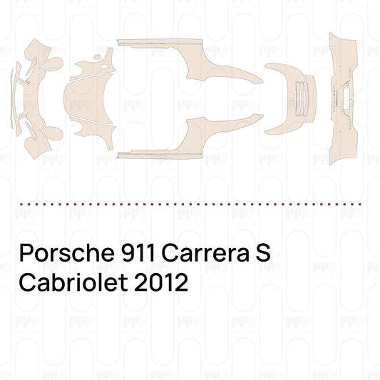 PPF prédécoupé Porsche 911 Carrera S Cabriolet 2012