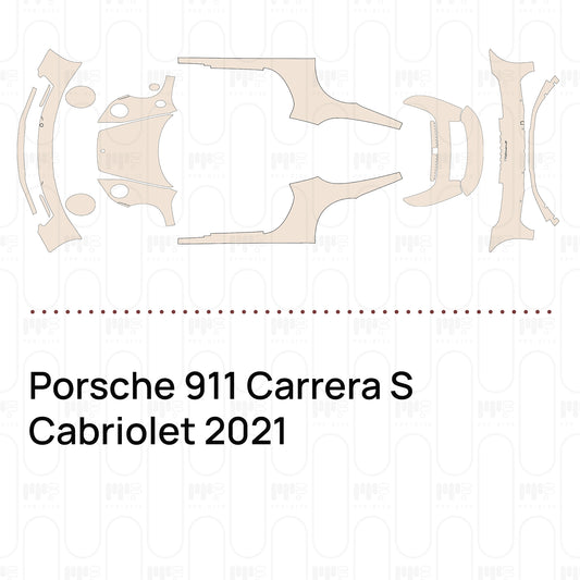 PPF prédécoupé Porsche 911 Carrera S Cabriolet 2021